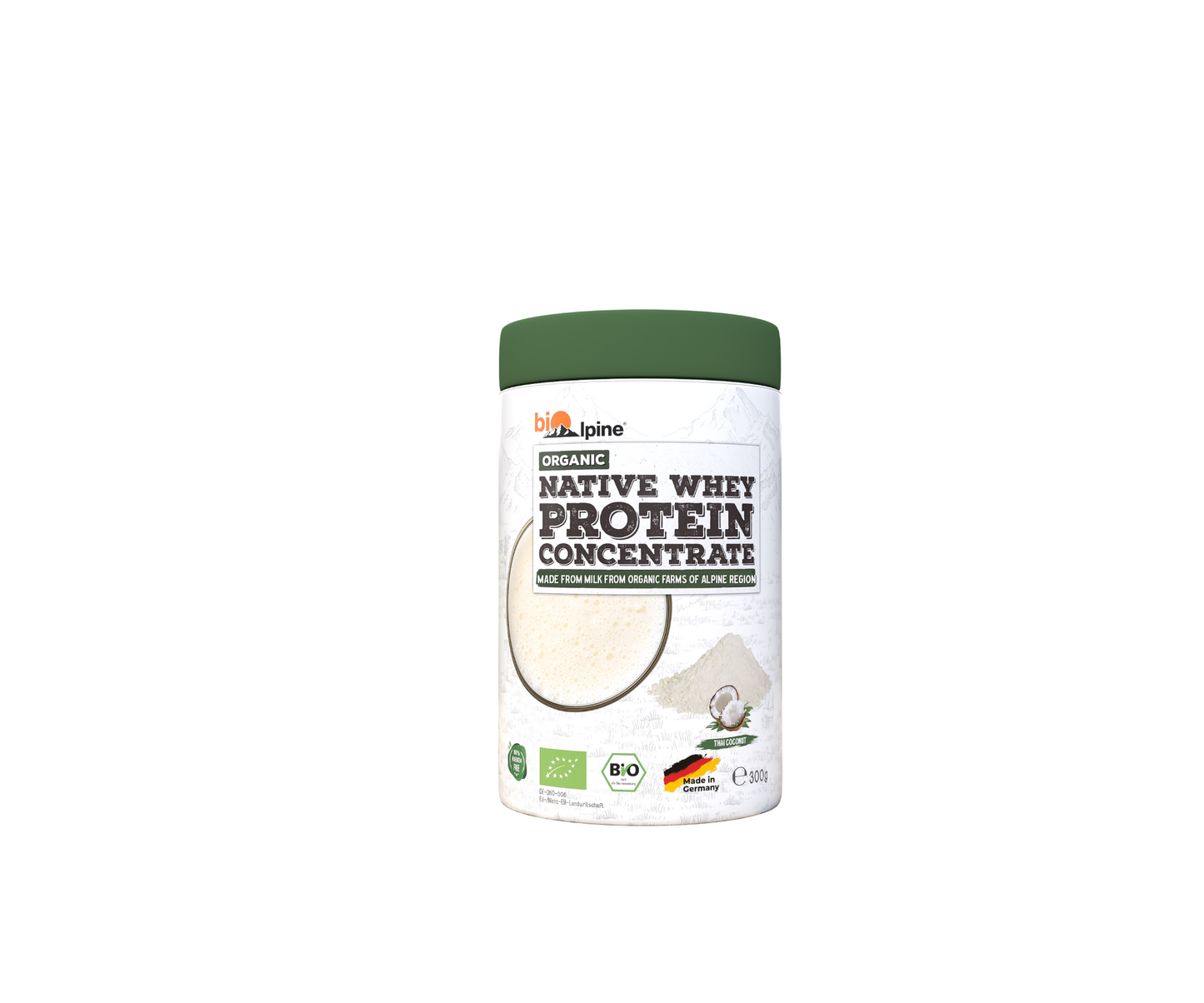 Native whey protein concentrate Thai coconut